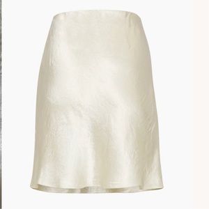Aritzia Babaton Slip Mini Skirt Pearl 4